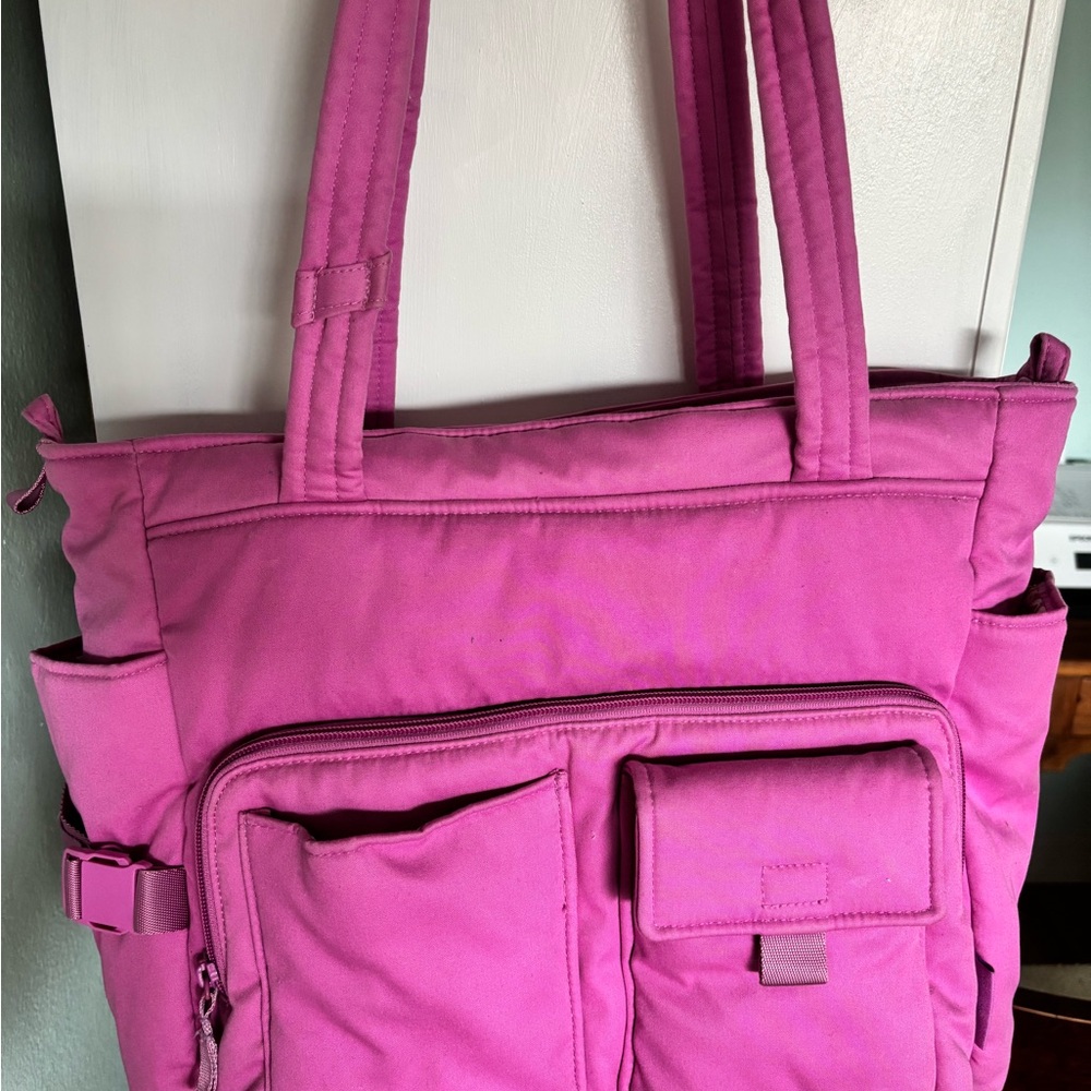 Vera Bradley Pink Tote Bag with Double Straps